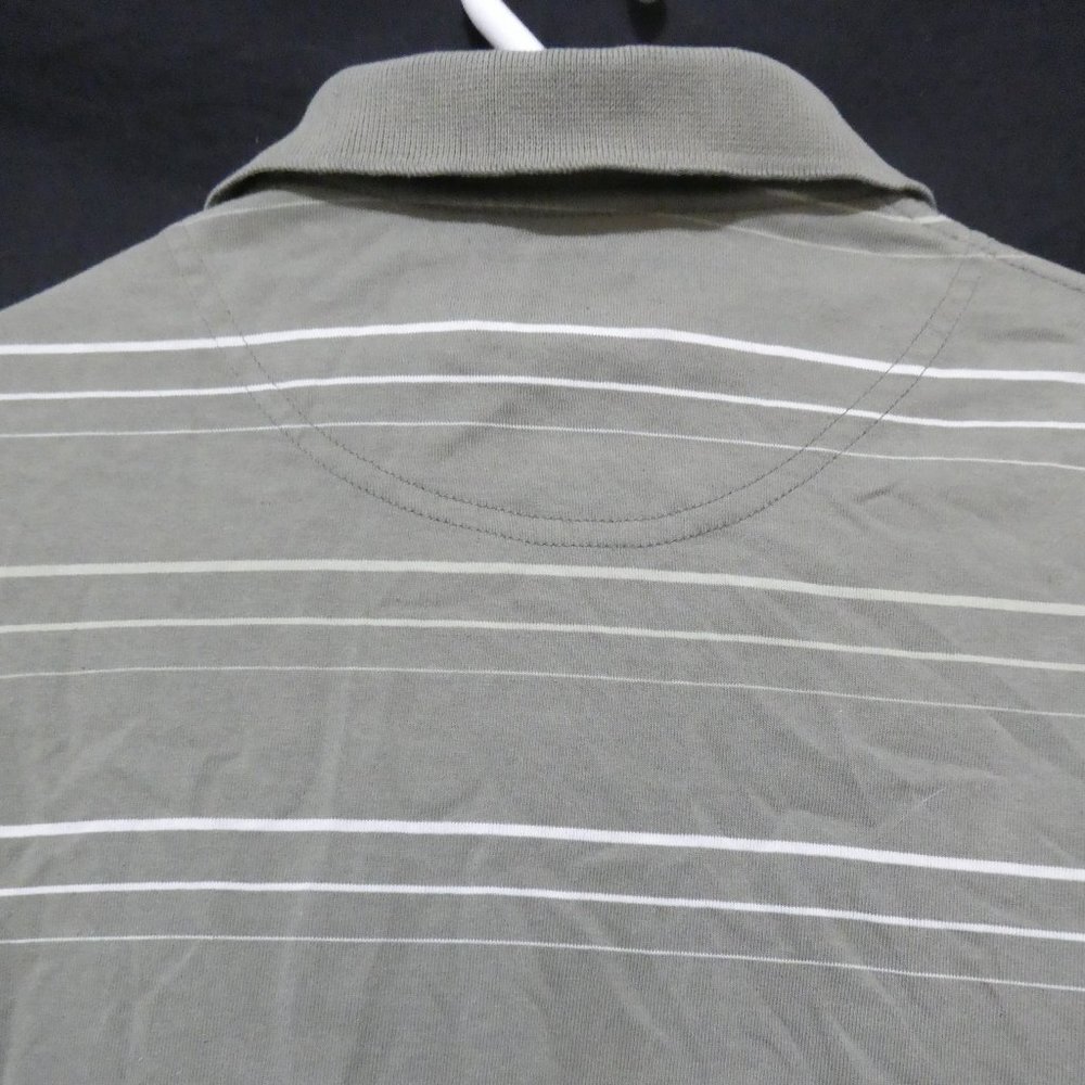 ARNOLD PALMER | large 44 | Striped Long Sleeve Polo Shirt - Picture 11 of 16
